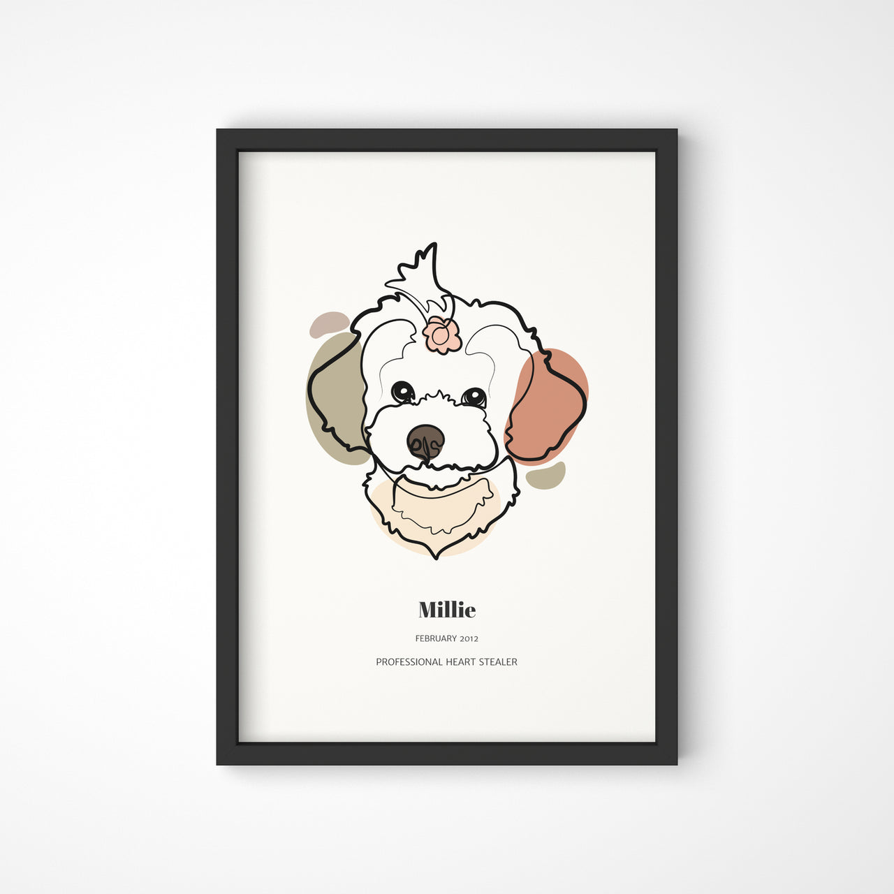 Custom Line Art Pet Portrait - Furiendship