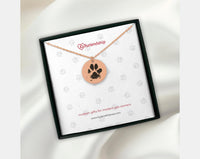 Thumbnail for Custom Real Paw Print Necklace