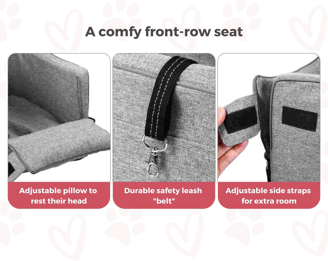 "In the Middle" Pet Car Seat