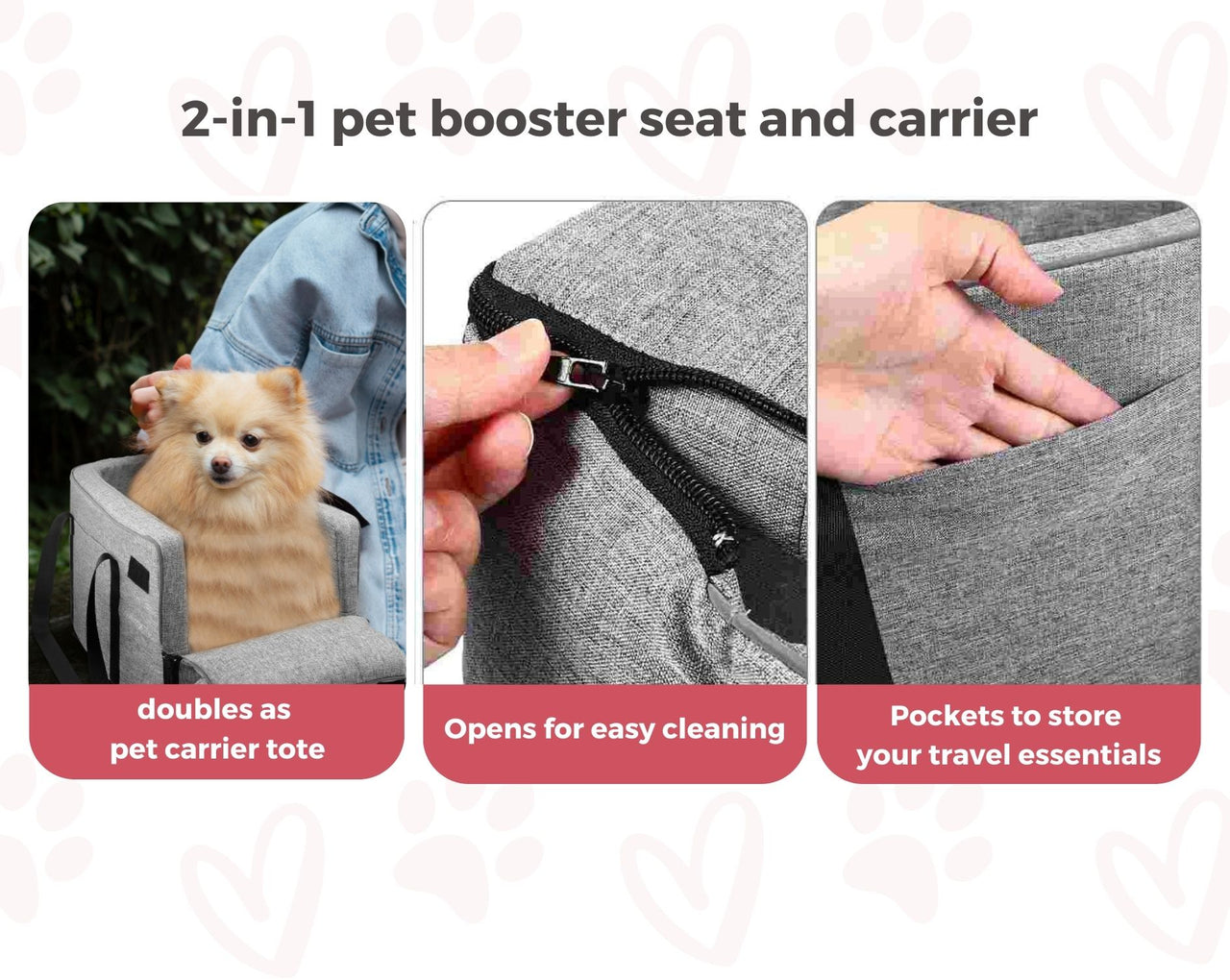 "In the Middle" Pet Car Seat