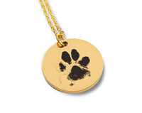 Thumbnail for Custom Real Paw Print Necklace