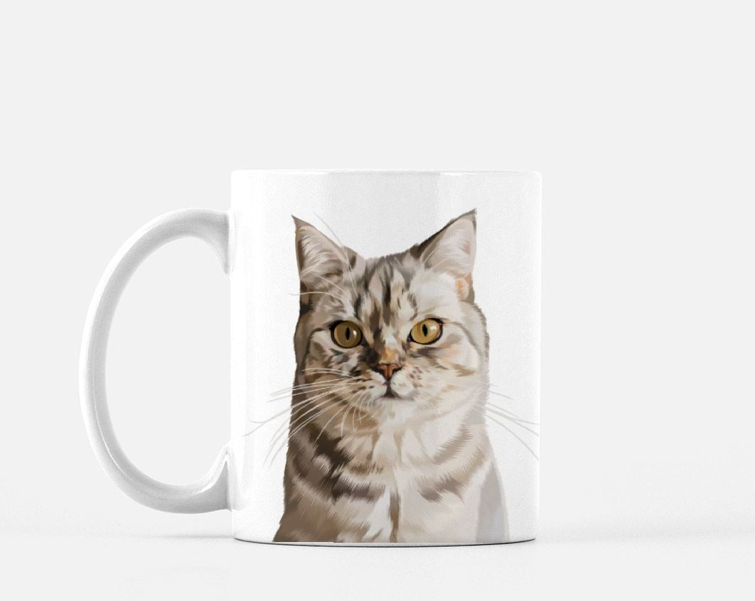 Custom Cat Portrait Mug - Furiendship