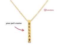 Thumbnail for Personalized Pet Name Necklace