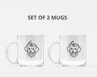 Thumbnail for Furiendship Set of 2 Glass Mugs with Pet
