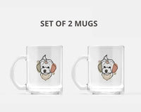 Thumbnail for Furiendship - Custom Glass Pet Mug Set of 2