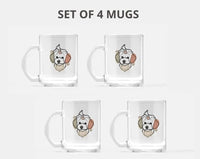 Thumbnail for Furiendship - Custom Glass Mug Set of 4