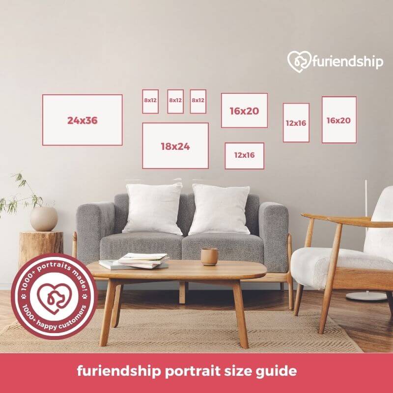 Furiendship portrait size guide