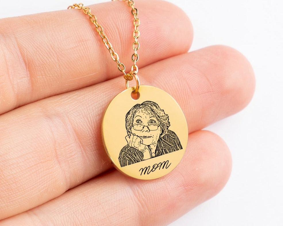 Custom Photo Necklace for Humans