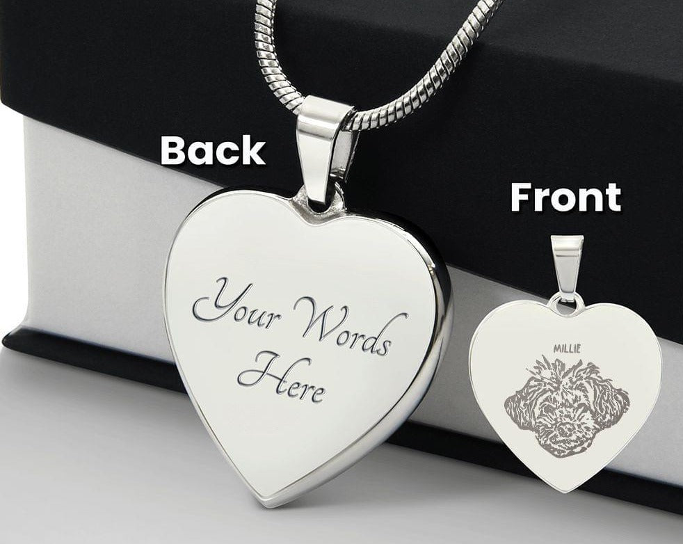 Custom Heart Necklace - Furiendship