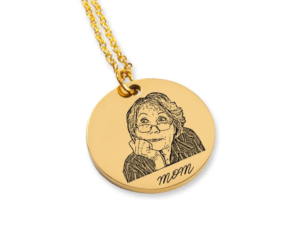 Custom Photo Necklace for Humans