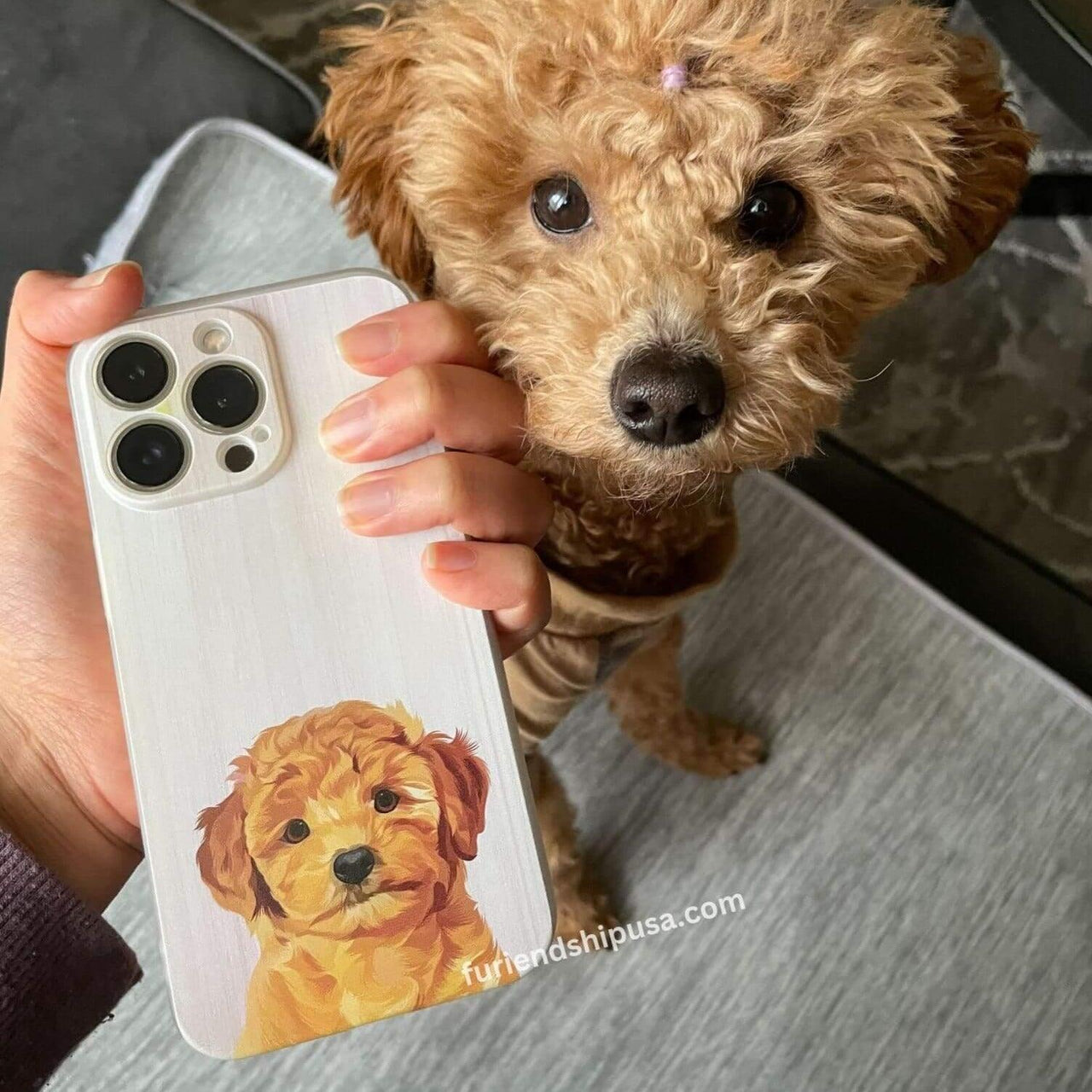 Boho Pet Portrait Phone Case for iPhone - Furiendship