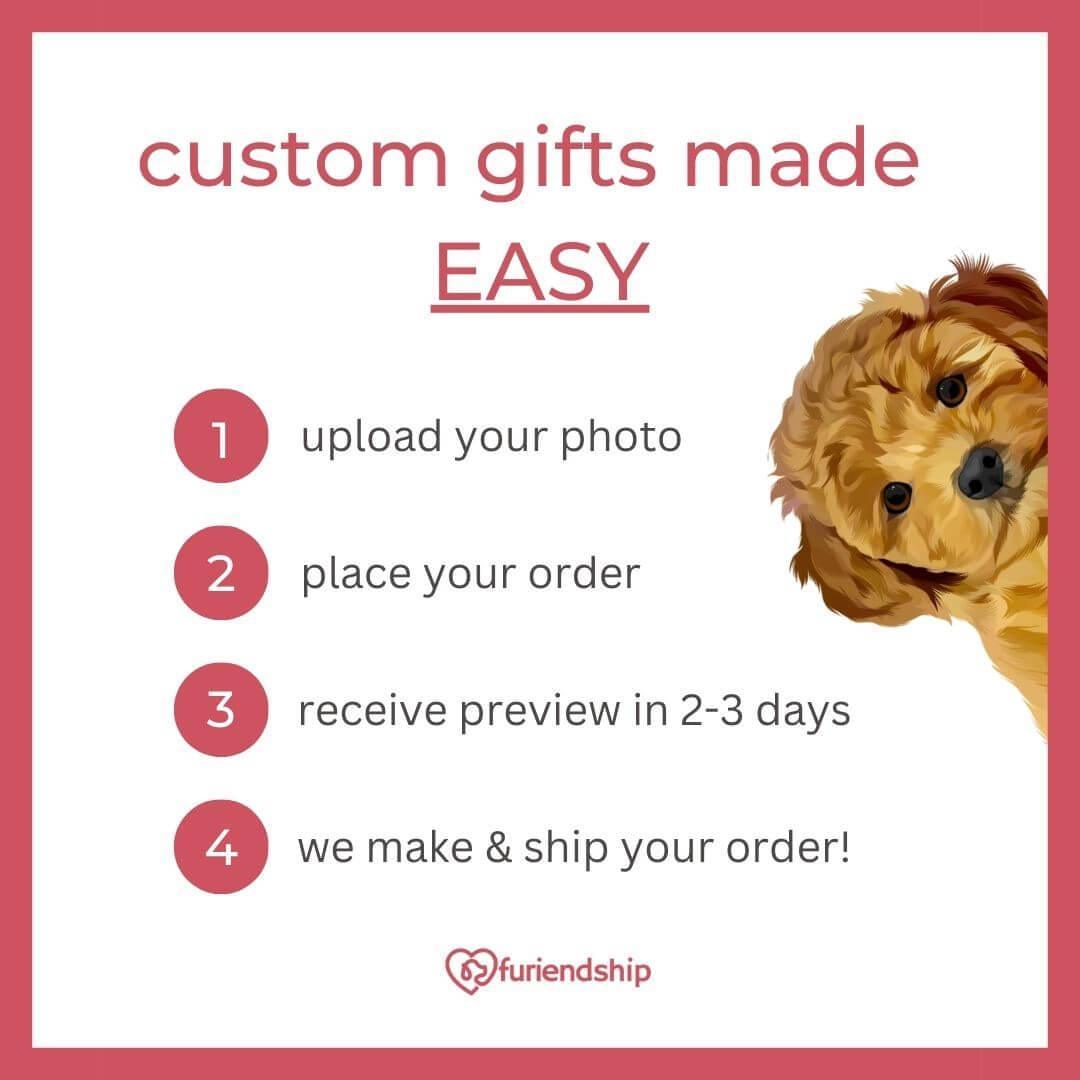 Custom Pet Portrait Phone Case for iPhone - Furiendship