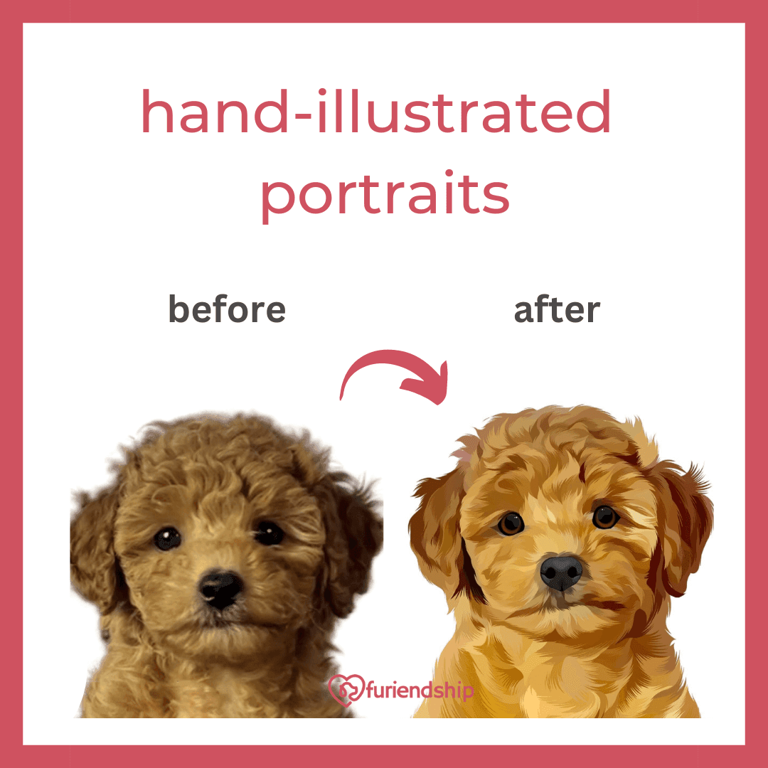 Custom Two Pet Portrait - Furiendship