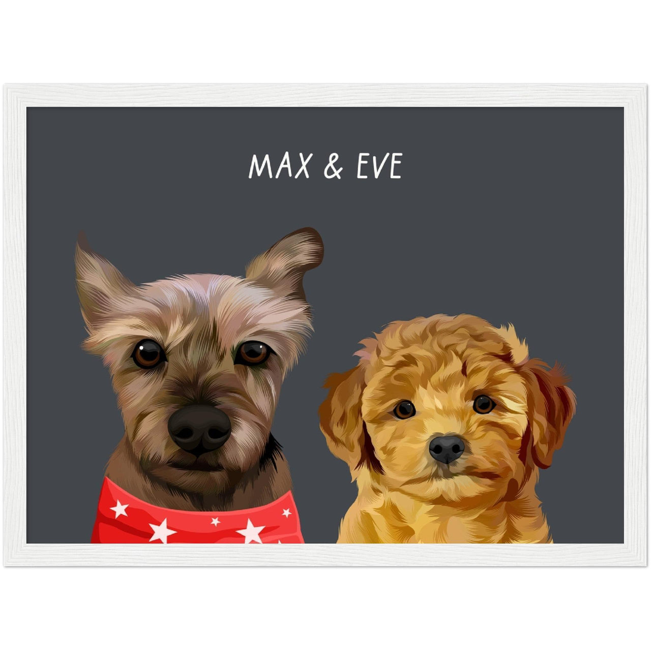 Custom Two Pet Portrait - Furiendship