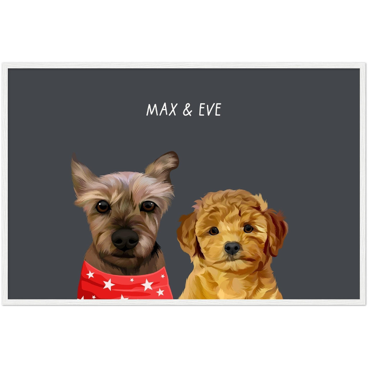 Custom Two Pet Portrait - Furiendship